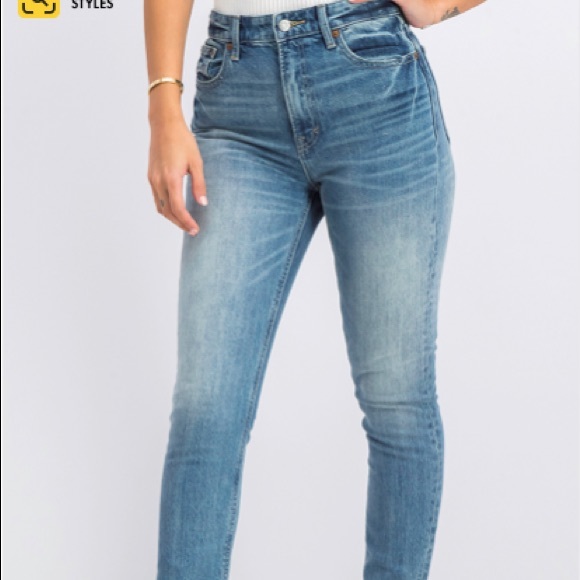 Lucky Brand Bridgette High Rise Skinny Jeans 1990 - Picture 4 of 11